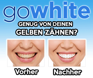 Weiße Zähne mit GoWhite