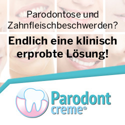 Die patentierte Parodont Creme nur 9,95 €