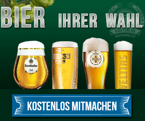 Jetzt 25 L Bier Ihrer Wahl gewinnen.