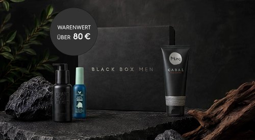 Black Box Men: Pflege-Überraschungsbox reduziert sichern