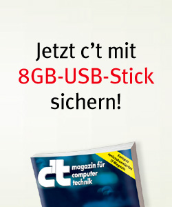 C't MiniAbo - 6x c't frei Haus + 8GB USB-stick