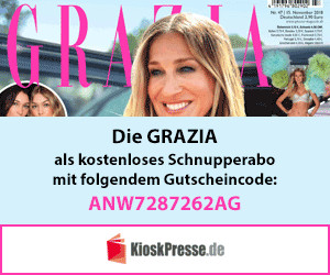 GRAZIA kostenloses Schnupperabo für 3 Monate