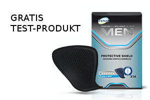 Kostenlos TENA Men Test-Paket bestellen